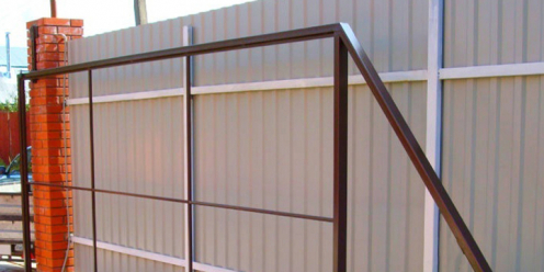 Комплект DELUXE для откатных ворот с шиной 7 м + привод LTM 800 + рейки 6 шт + каркас 5000х2000 мм (GateMotors)