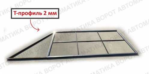 Комплект делюкс для откатных ворот с шиной 6 м + каркас 4000х2000 мм